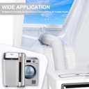 Window Seal Kit for Portable AC Window Seal, Casement Window Vent Kit Seal Kit for Portable Air Conditioner & Ventilation System, Easy to Install for Crank Out/Awning/Skylights Window 400CM/157")