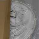 Bell Lamp Shades Set of 2, 6"Top x 13"Bottom x 10"High, Beige Shade Replacement for Table Lamps, Floor Lamps, Fabric Natural Linen Hand Crafted(Spider Fitter), Harp Holders Included, Assembly Required