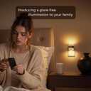 L LOHAS LED 2 Pack 3CCT Night Lights Plug into Wall, 3000K/4000k/5000K Adjustable Color Temperature Night Light,Bubble Nightlight with Dusk to Dawn Sensor for Rooms Bathroom Hallway