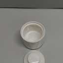 HAOTOP 8 oz Sugar Bowl with Lid and Spoon,Ceramic Sugar Jar Sugar Dispenser Sugar Container Coffee Bar Accessories, Kitchen Countertop Canisters (White)