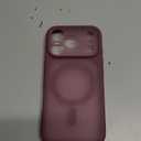 TOCOL for 17 Pro Case, Full Camera Protection, Built-in Magnetic Ring, Compatible with Magsafe Charger, Drop Protection, Translucent Matte Phone Case for 17 Pro 6.3 inch (Plum)