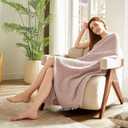 SOULFUL Muslin Throw Blanket with Tassels - Soft King Size Cotton Throw Blanket for Couch or Bed, Lightweight and Breathable Gauze for All Seasons, LightChampagne, 108" x 90"