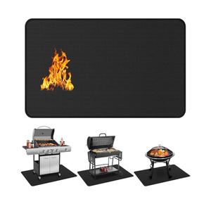 48 x 30 inch Under Grill Mats for Outdoor Grill, Double-Sided Fireproof Deck and Patio Protector Mat, Waterproof Oil-Proof BBQ Floor Pad Indoor Fire Pit Fireplace Mat 48 x 30 inch Under Grill Mats for Outdoor Grill, Double-Sided Fireproof Deck and Patio Protector Mat, Waterproof Oil-Proof BBQ Floor Pad Indoor Fire Pit Fireplace Mat