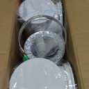 Silver Dryer Vent Hose for Tight Space Includes 2 90-degree Dryer Vent Elbow and 1 Dryer Vents Duct, Flexible Dryer Hose Vent Kit-Space Saving, Indoor Dryers Vents Connector, Easy installation