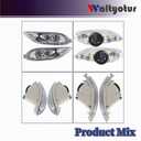 waltyotur Replacement for Corolla 2005 2006 2007 2008 Fog Lights Bumper Right Left Side Driving Fog Lamps Replacement for 8120-AA011 81210-AA011 TO2592106 TO2593106