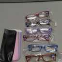 Gaoye Reading Glasses for Women, 6 pack Fashion Readers for Women Spring Hinge Eye Glasses, Blue Light Reading Glasses (*C1 Mix Color)