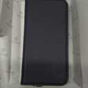 SHIELDON Genuine Leather Case Wallet for iPhone 17 Pro Max 6.9-inch 2025 | Foldable Kickstand, RFID Blocking 3 Credit Card Holder, Magnetic, Shock-Absorbent Phone Cover - Navy Blue