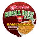 Maruchan Ramen Bowl, Birria Beef Flavor Japanese-Style Instant Noodle Soup, Microwaveable Easy Meal for Students & Busy Families 3.39 Oz. (6 Pack) (EXP 04/29/27)