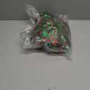 50 Feet Christmas Tinsel Garland for Christmas Tree Decorations, Red Green Metallic Twist Shiny Hanging Xmas Garlands for Stairs Mantle Fireplace Home Indoor Outdoor Holiday Party Suppliers Decor