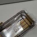 YASONIC Shower Caddy 2 Pack Rustproof Shower Organizer, Large Capacity Shower Shelves for Inside Shower, Bathroom Organizers and Storage with Soap Holder and 12 Hooks, Adhesive Shower Storage Bronze