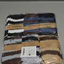 Mens Fuzzy Socks, Warm Winter Fluffy Cozy Slipper Fleece Socks for Men, 6 Pairs