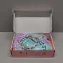 LIMIROLER Princess Dress Up Clothes for Little Girl Role Play Costume Gift Set Princess Dress Up Toys for Toddler Girls (Purple), One Size