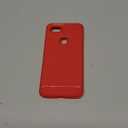 CruzerLite Case for Google Pixel 3 XL - Carbon Fiber Shock Absorption Slim Case (Red)