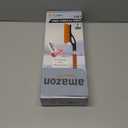 EcoNour 27" Car Snow Brush and Ice Scrapers for Car Windshield (2 Pack) | Scratch Free Bristle Head Snow Brush & Tough Window Snow Scraper with Aluminium Body | Snow Removal Winter Car Accessories (Blue & Orange)