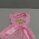 Dog Birthday Dress Tulle with Big Bowknot Princess Dog Cat Birthday Outfit Girls Doggie Dresses Clothes for Dogs and Cats Pink, M