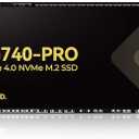 ORICO Industrial SSD 2TB M.2 NVMe SSD, PCIe 4.0 Drive with 7450MB/s Read Speed, TLC NAND, Advanced Data Security and Innovative Heatsink, for Industrial PC, Personal Laptop and PS5 - IG740PRO