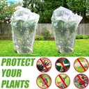 Fruit Tree Netting 6 * 7ft 2 Pack,Garden Netting for Blueberry Bushes,Vegetables,Flowers,Bird Netting Pest Barrier with Drawstring Zipper