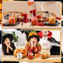 4 Pcs Halloween Ghost Coffee Mug Glass Cup with Handle Heat Resistant Coffee Tea Milk Cups Halloween Accessories Birthday Gifts for Home Office Drinking