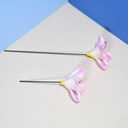 10pcs Light White Pink Flowers PU Real Touch Flowers Hawaiian Plumeria Tropical Artificial Flowers for DIY Floral Gifts Wedding Home Office Table Decor Farmhouse Table Centerpiece Decorations