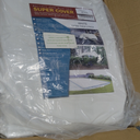 White Tarps Heavy Duty Waterproof 10x20 Feet Large Thick Tarp Cover 20mil2 Pc