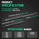 HUOPO 28 inch 200lb/890N Gas Strut Shock 28" Lift Support for Tonneau Cover Snowmobile Trailer Roof Top Cap Lid Queen Murphy Bed Hatch Boat Heavy Steel Door Custom Window Lift, 2pcs