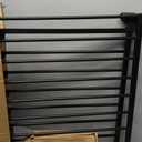 Babelio Baby Gate for Stairs, Kitchen & Doorways, No Bottom Bar| Easy Install| One-Handed Operation| Auto-Close| Hardware Mount Safety Dog Gate (Black, 34" H, 29.7-46.5" W)