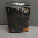 Tefici Electric Heated Blanket Throw, Super Cozy Soft 2-Layer Flannel 50" x 60" Heated Throw with 3 Heating Levels & 4 Hours Auto Off, Machine Washable, ETL&FCC Certified, Home Office Use,Black