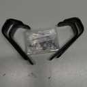 4 Set Angled Bunk Bed Ladder Hooks PVC Adjustable Coated Stainless Steel Iron Bunk Bed Ladder Hooks Brackets Heavy Duty RV Utility Hook Hanger J Hooks Metal with Mounting Screws