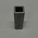Zonon Square Hot Rolled Steel Tube, 2" x 2", 1/4" Wall Thickness, 6" Length Steel Square Tubing for Industrial Accessories