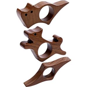 ONEST 3 Pieces Wooden Thumb Book Page Holder Wooden Thumb Bookmark for Reading Book Holders Ideal Book Reader Gifts Book Worm Gifts for Women Men Readers Writer Book Lover