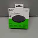 Belkin Wireless Charging Pad 15W - Qi Charger, Charging Station for Apple iPhone 17, iPhone 16/15/14 Series, AirPods, Samsung Galaxy S25, Galaxy S24, Pixel 10 - Power Supply and Cable Included - Black