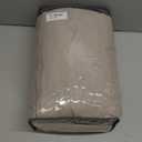 Pinch Pleated Curtains Blackout, Linen Blackout Curtains 108 inches Long 2 Panels Set for Bedroom, Thermal Insulated Pinch Pleated Drapes for Living Room, 40" W x 108" L (Pack of 2), Taupe