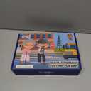 Skirfy Old Man Costume for Kids,100 Days of School Costume for Kids,Old Person Outfit for Boys,Grandpa Costume Size 150