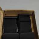 2 PCS Animal Proof Trash Can Locks, Adjustable Metal Security Strap for 28-96 Gallon Garbage Cans, Bear Raccoon Resistant Lid Lock, Black