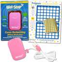 Wet-Stop 3 Bedwetting Enuresis Alarm with Loud Sound and Strong Vibration for Boys or Girls, Proven Solution for Bedwetters (Pink)