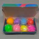 8 Pack Slow Rising Stress Ball,Stress Balls for Kids Adults,Stretchy Fidget Toys for Anxiety Relief,Hand Therapy Sensory Squishy Ball,Squishy Toys,Treasure Prize Box Toys for Kids Classroom