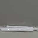 White Tension Curtain Rod for Windows 28 to 48 inch, Adjustable Expandable Pressure Spring Curtain Rod No Drilling, 7/8" Curtain Rod for Bedroom Doorway Closet Door