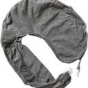 My Brest Friend Deluxe Nursing Pillow Cover - Slipcovers for Baby - Adjustable Fit, Easy Care, Durable - Original Nursing Pillow Not Included, Dark Grey