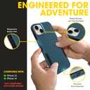 OtterBox iPhone 14 & iPhone 13 Commuter Series Case - Commuter Series Case -Thin, Dual-Layer, Pocket-Friendly, Port Cover - Blue/Black