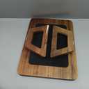 Danfoxer 2 Pack Acacia Wood Couch Arm Tray,Couch Tray,Folding Sofa Armrest Trays,Couch Arm Table Clip-On Couch Desk for Drinks,Snacks,Phone,Remote Control