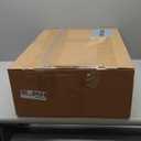 Low Entry Litter Box for Senior Kittens Disabled Cats - Stainless Steel High Sided Enclosed Easy Step in Entry - Large Metal Kitty Litter Box Easy to Clean(23.6x15.7x5.9)