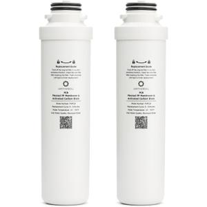 Airthereal PCB Replacement Filter for Pristine Lite3 Countertop Reverse Osmosis System,1st Stage, Reduces large particles, chlorine, colors and odors, 2-Pack