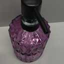 Soap Dispenser with Black Pump, Refillable Liquid Hand Soap Dish Soap Dispensers for Bathroom Counter, Kitchen Sink (Purple)