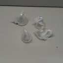 AceOrbit 4 Pack Suction Cup Wreath Hangers for Glass Front Door Heavy Duty Vacuum Suction Cup Hooks Removable Clear Wreath Holder for Window Kitchen Bathroom Shower Valentine's Decorations