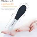 Foot Bath Bombs with 5 Foot Files - 5 Scented Foot Soak Tablets for Dry Cracked Heels, Callus Remover Tool Kit, Relaxing Spa Pedicure Set for Home, Gift for International Women's Day (Bnffb001)