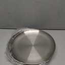 18/8 Stainless Steel Dinner Plate for Main Dishes, Grilled Meat, Dessert, Salad, and Fruit - 9 Inches (23 cm) Large Capacity (8pc, 9in): Dinner Plates