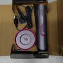 PRITECH Pubic Hair Trimmer Women - Rechargeable Bikini Trimmer for Women Pubic Hair, Wet&Dry Use, Pain-Free Electric Razor&Shaver with Standing Recharge Dock, Ideal Gift, Slate Grey