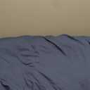 Bedsure Queen Size Comforter Set, Reversible Navy Soft Prewashed Bedding for All Seasons, 3 Pieces Warm Down Alternative Bed Set, 1 Lightweight Comforter (90"x90") and 2 Pillowcases (20"x26")