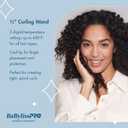 BabylissPRO Nano Titanium Professional Curling Wand For All Hair Types, Reaches 430 Degrees For Long Lasting Curls