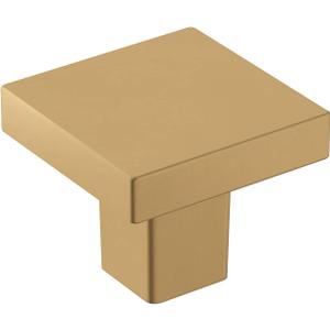 Amerock | Cabinet Knob | Champagne Bronze | 1-3/16 inch (30 mm) Length | Monument | 1 Pack | Drawer Knob | Cabinet Hardware